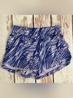 REI Women's Blue Abstract Print Running Shorts